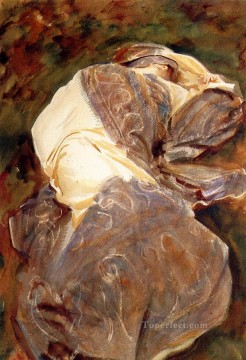  reclining Art - Reclining Figure John Singer Sargent